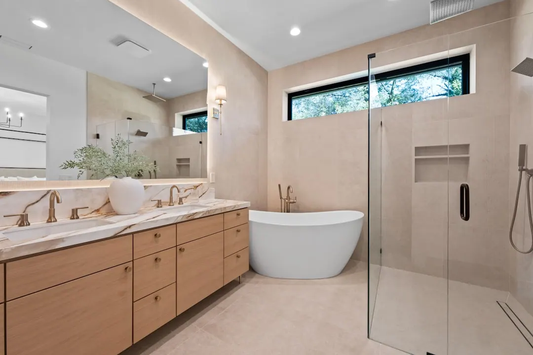 Spa Bathroom — Edwards Hill, Remodeling project by JVB Construction