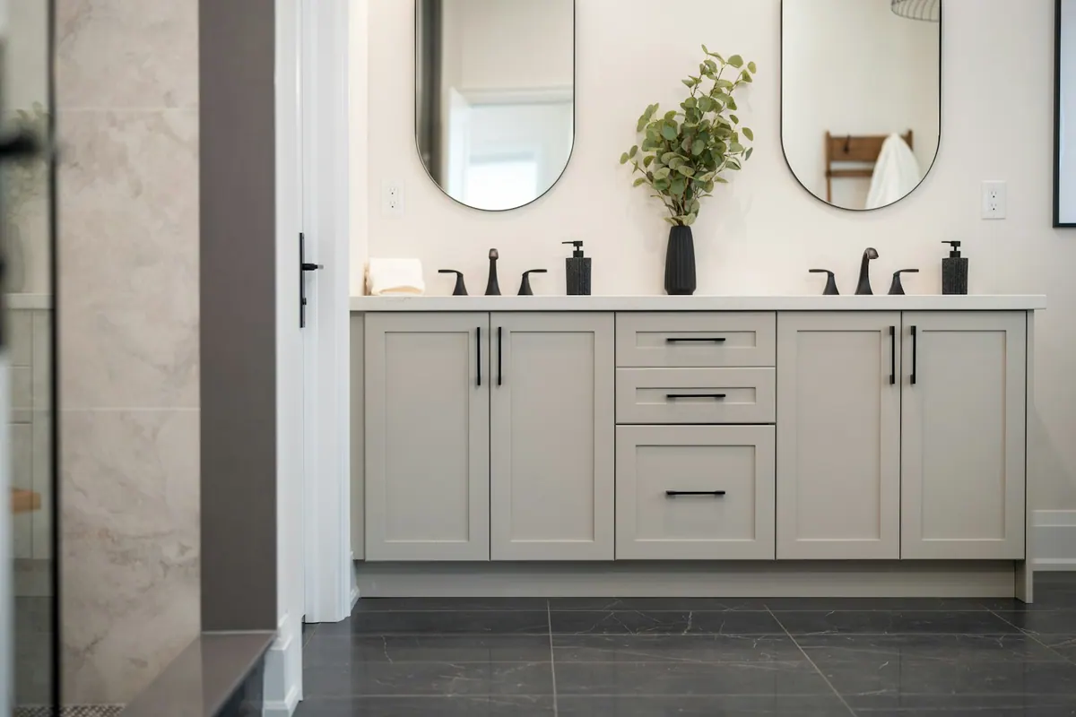Porcelain Slab — Tustin, Tile Flooring project by JVB Construction